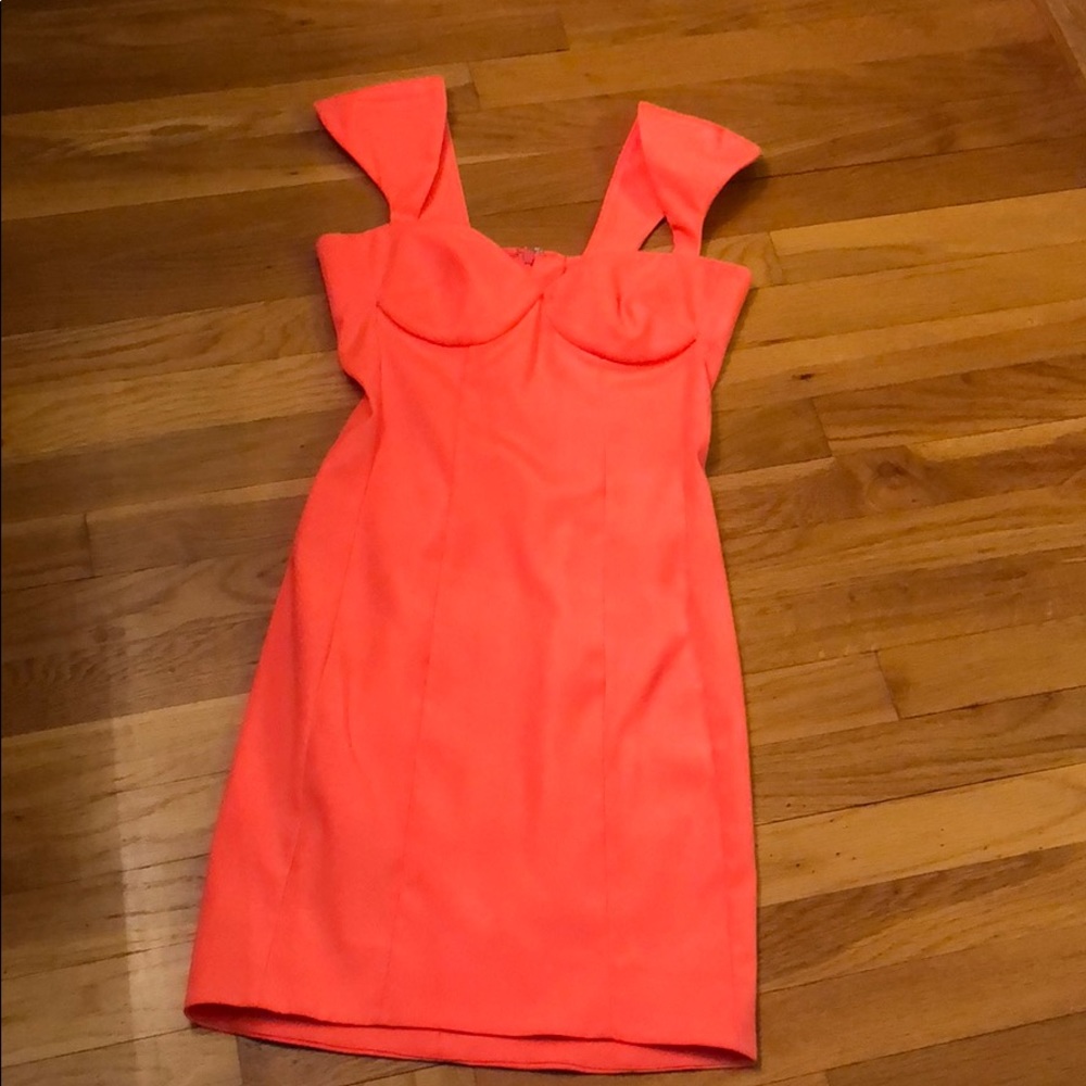 Torn by Ronny Kobo dress in Coral